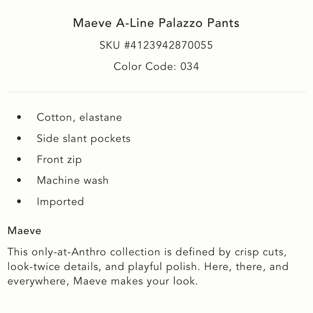 Maeve A-line Palazzo Pants Lime Color Size 4 - Picture 6 of 6